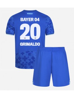 Bayer Leverkusen Alejandro Grimaldo #20 Replika Tredje Kläder Barn 2025-26 Kortärmad (+ byxor)